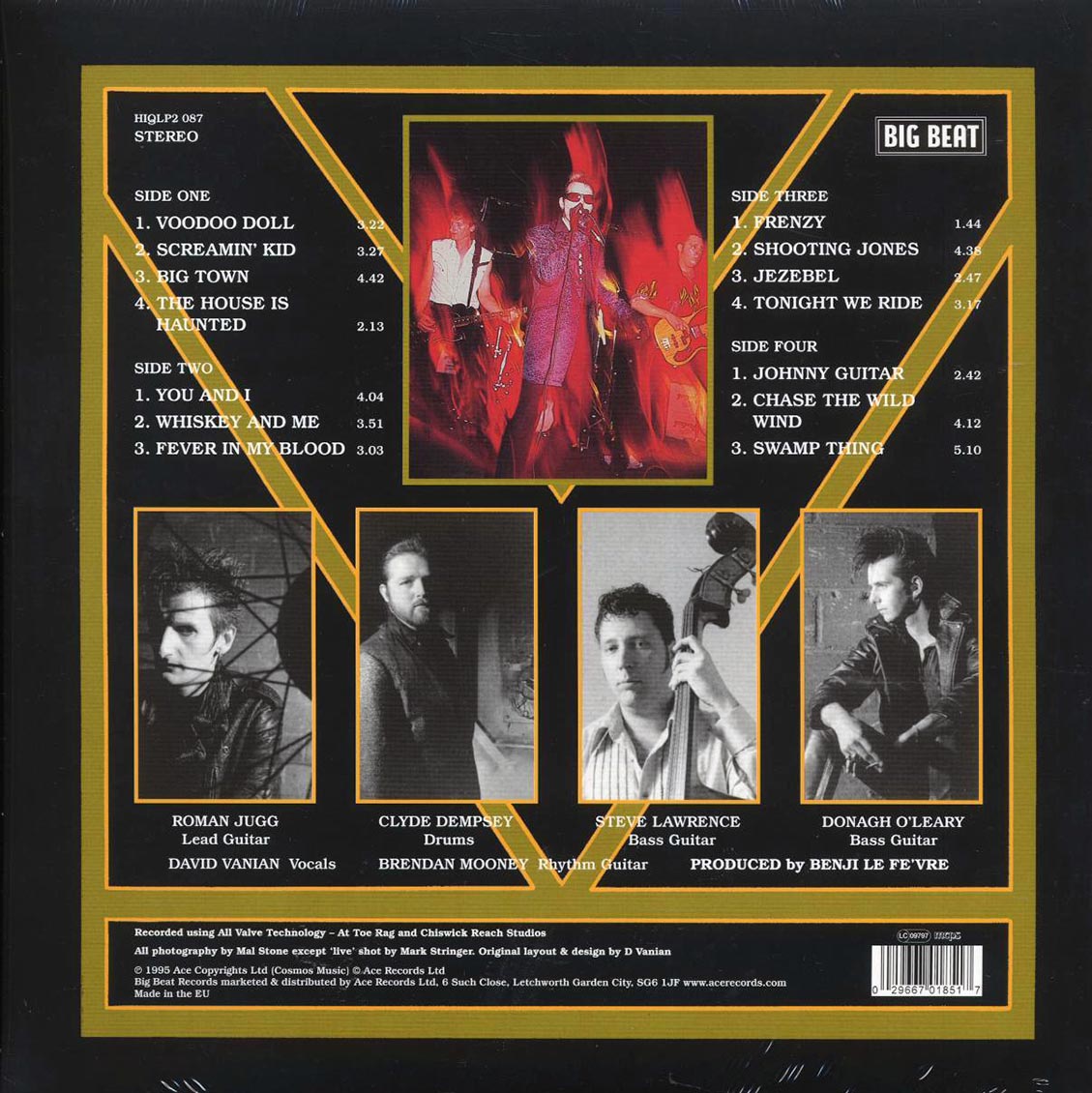 David Vanian And The Phantom Chords - David Vanian And The Phantom Chords (Beat The Devil) (2xLP)