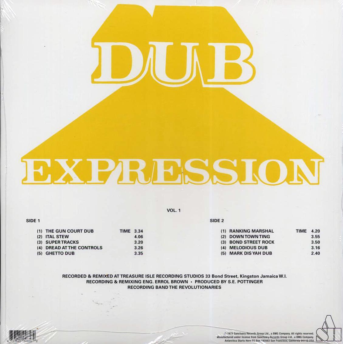 Errol Brown, The Revolutionaries - Dub Expression