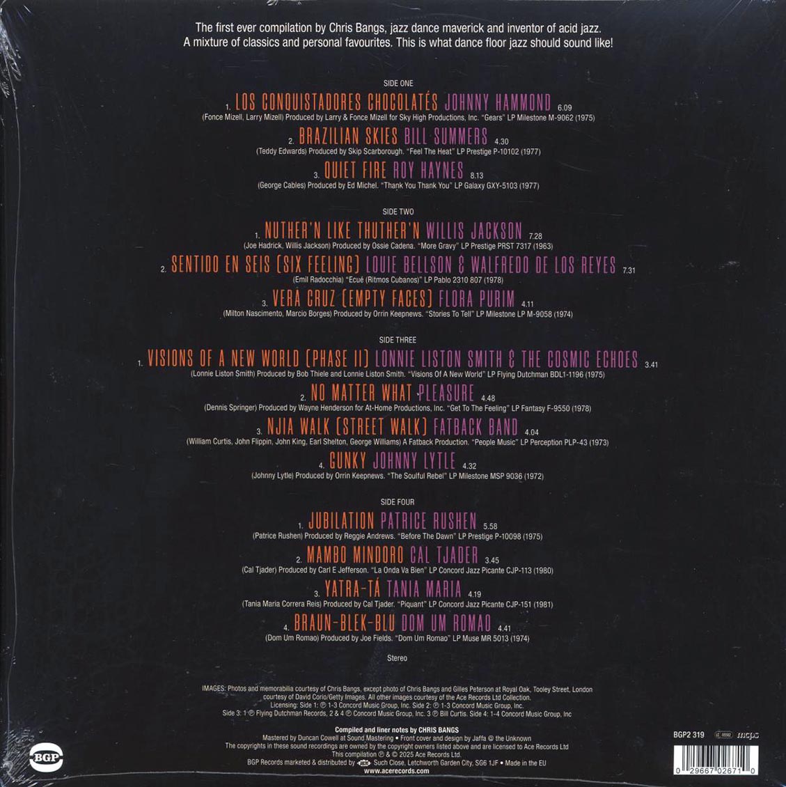Johnny Hammond, Bill Summers, Lonnie Liston, Cal Tjader, Etc. - Chris Bangs Presents The Playbox (2xLP)