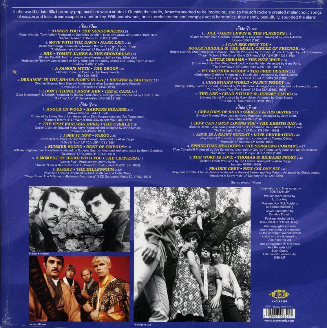 The Sundowners, The Free Design, Gary Lewis & The Playboys, Etc. - Safe In My Garden: American Pop In The Shadows 1967-1972 (2xLP)