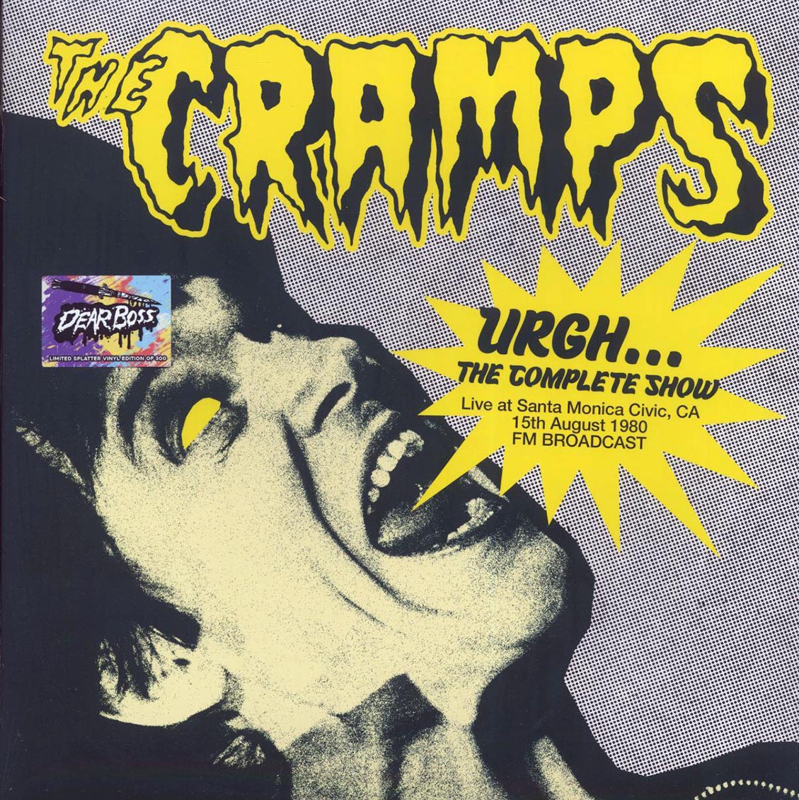 The Cramps - Urgh: The Complete Show, Live At Santa Monica Civic, CA 15th August 1980 (ltd. 300 copies made) (splatter vinyl)