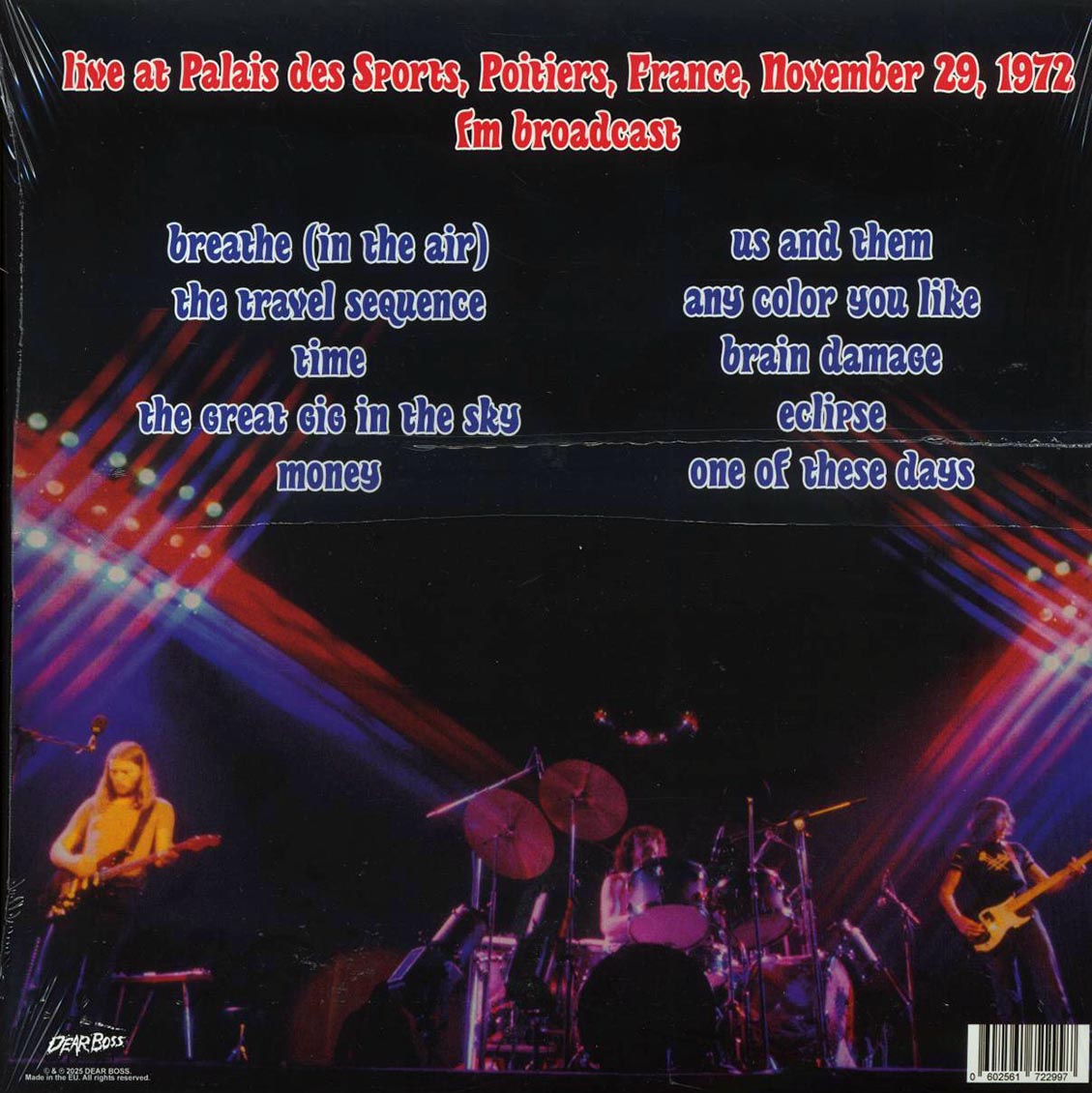 Pink Floyd - The French Connection: Live At Palais De Sports, Poiters, France, November 29, 1972