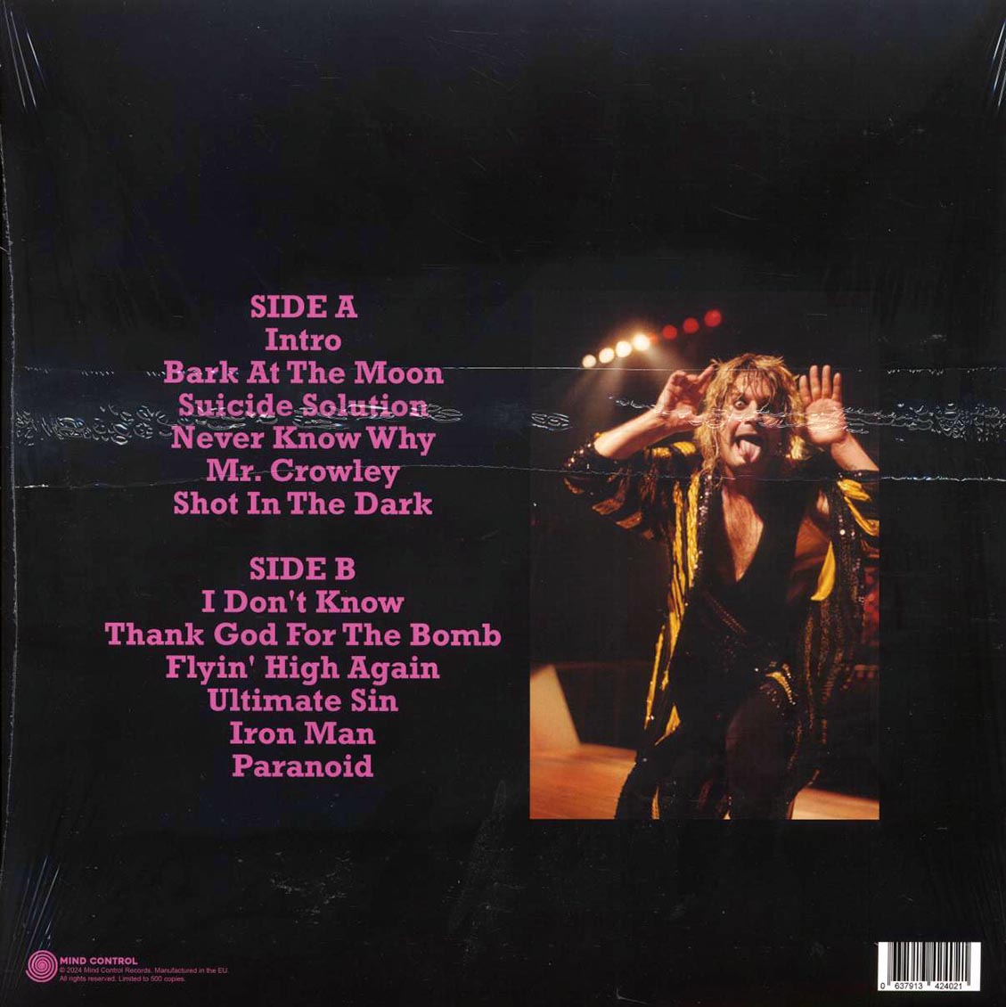Ozzy Osbourne - Live At Kemper Arena, Kansas City, MO, 28th April 1986