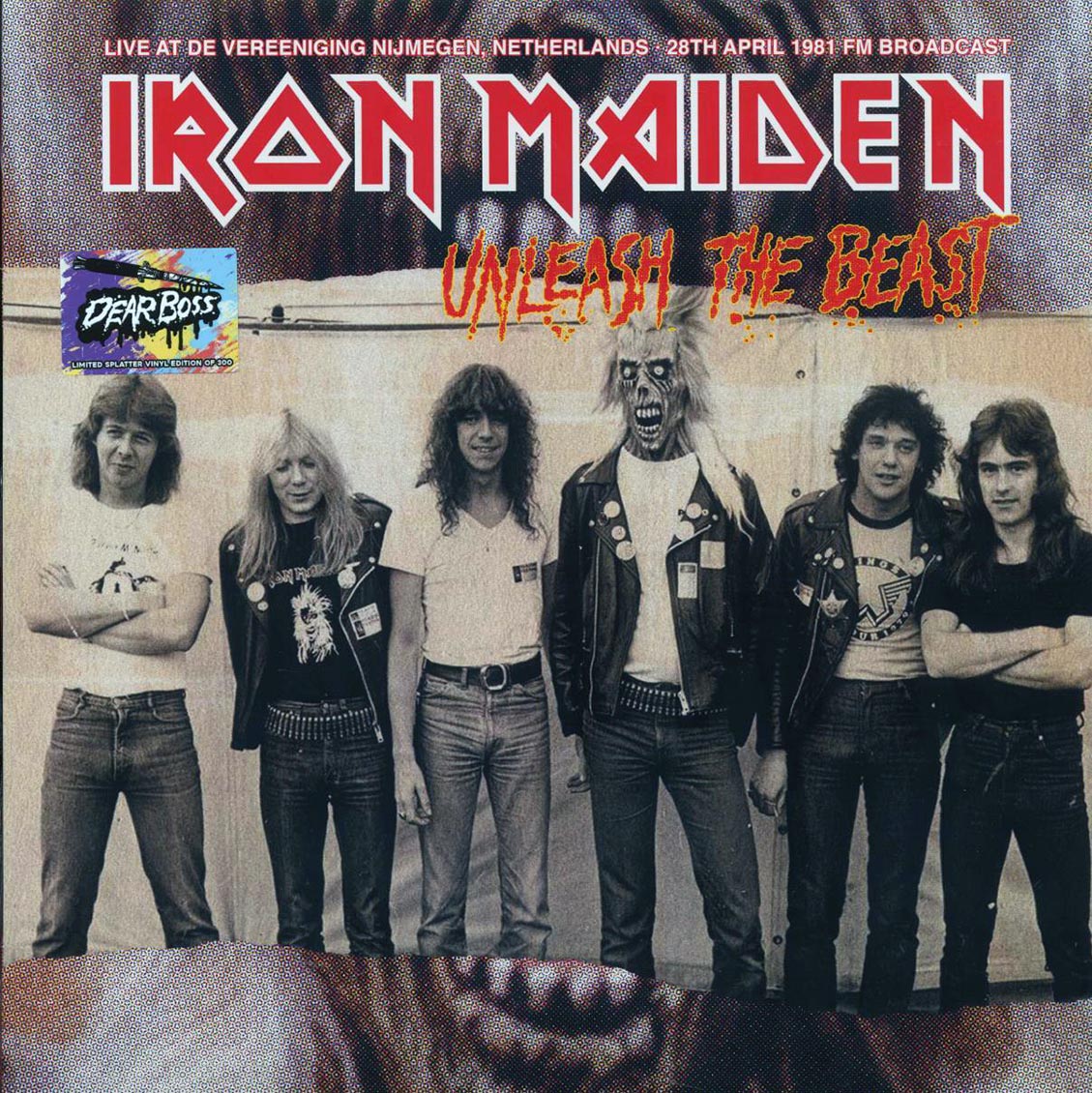 Iron Maiden - Unleash The Beast: Live At De Vereeniging Nijmegen, Netherlands 28th April 1981 FM Broadcast (ltd. 300 copies made) (splatter vinyl)
