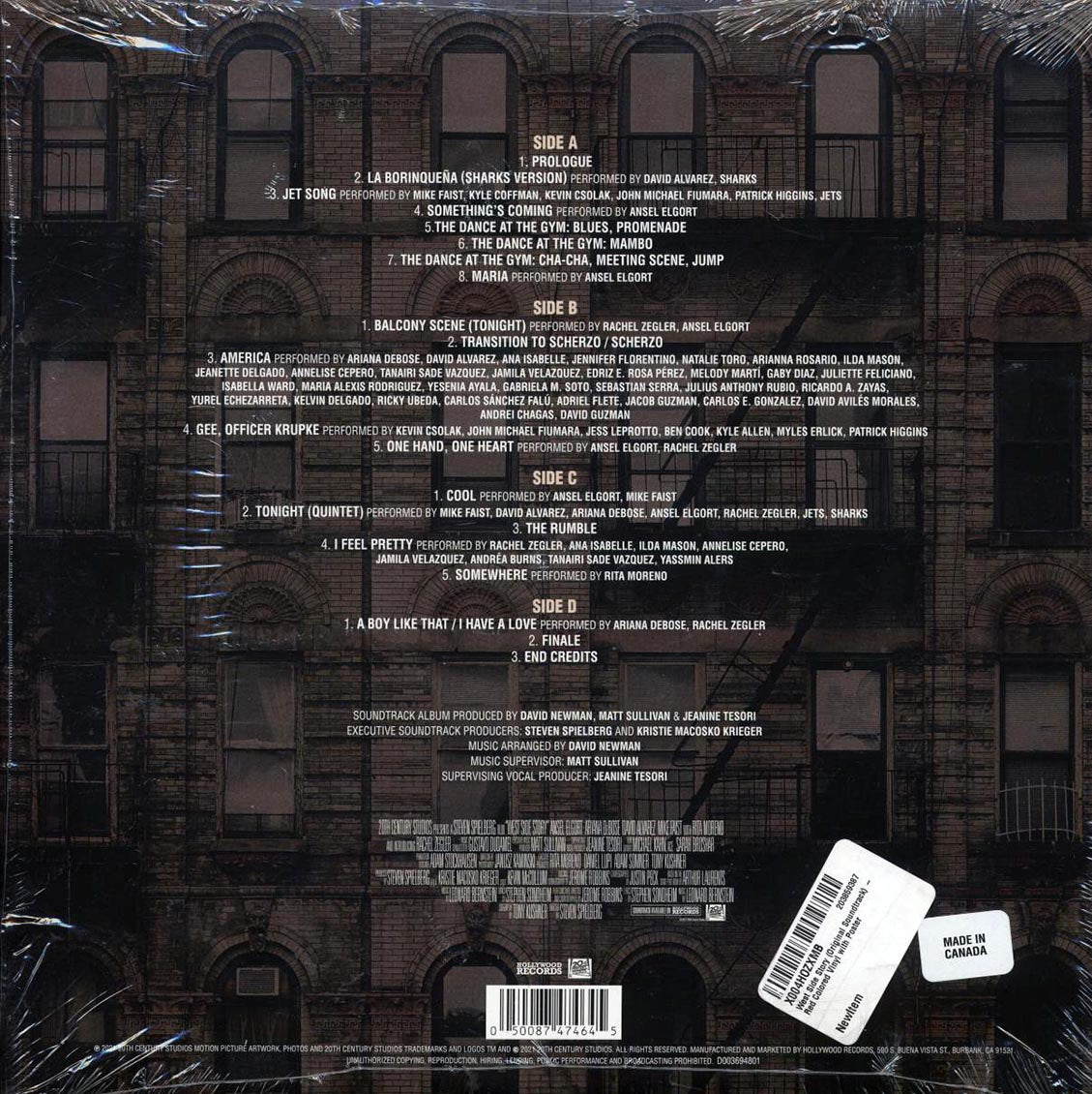 Leonard Bernstein, Gustavo Dudamel - West Side Story: Original Motion Picture Soundtrack (ltd. ed.) (2xLP) (red vinyl)