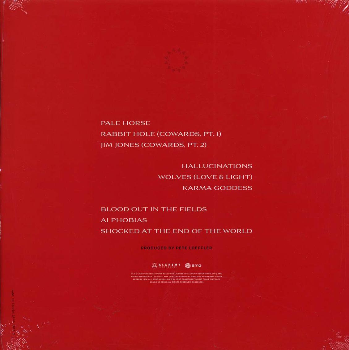 Chevelle - Bright As Blasphemy (ruby/clear/black splatter)