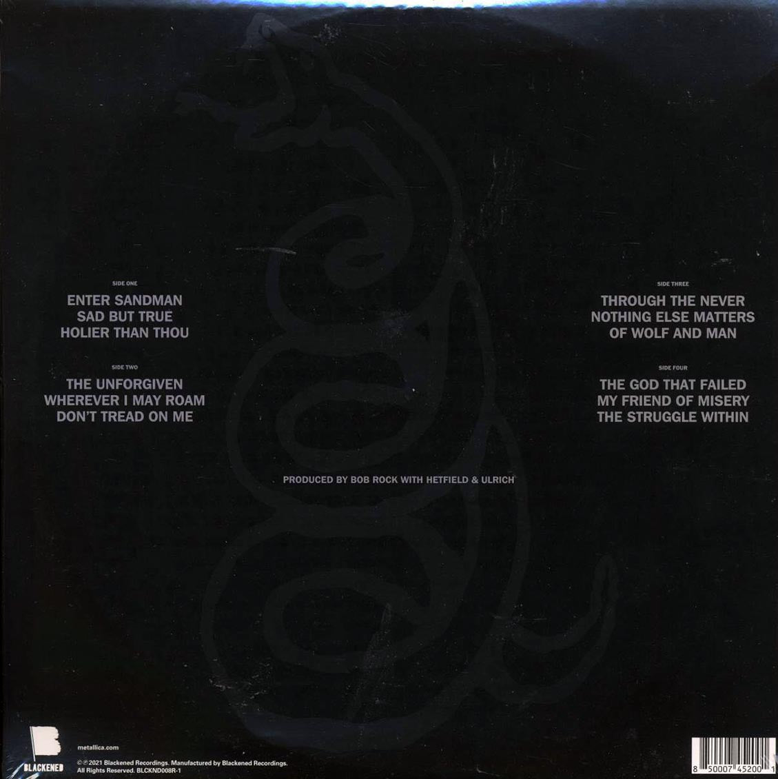 Metallica - Metallica (2xLP) (180g) (remastered)