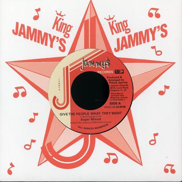 Sugar Minott - Give The People What They Want  /  Prince Jammy - Brothers Of The Blade