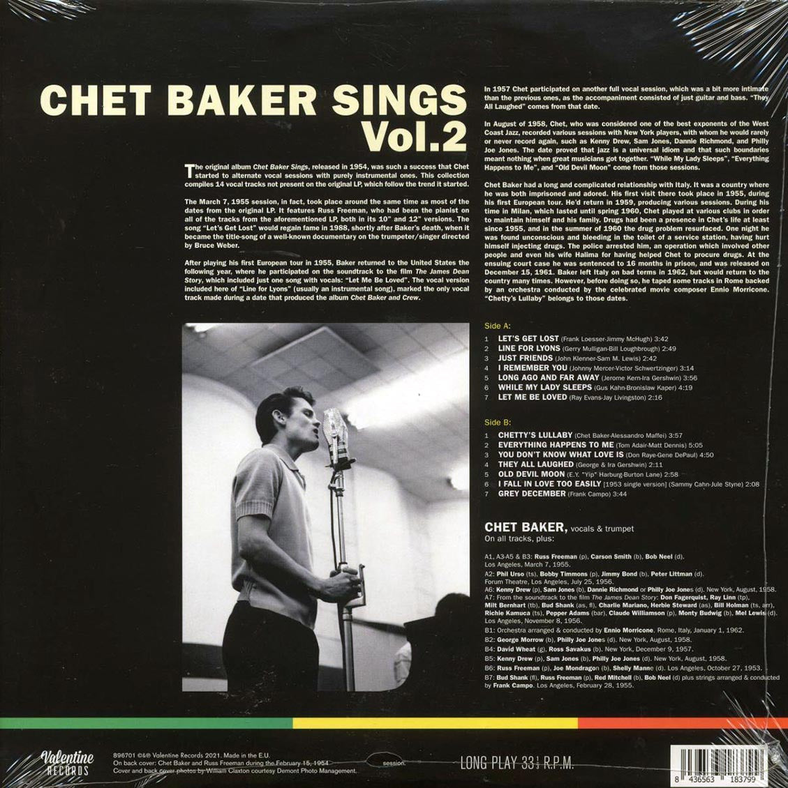 Chet Baker - Chet Baker Sings Volume 2 (ltd. ed.) (180g)