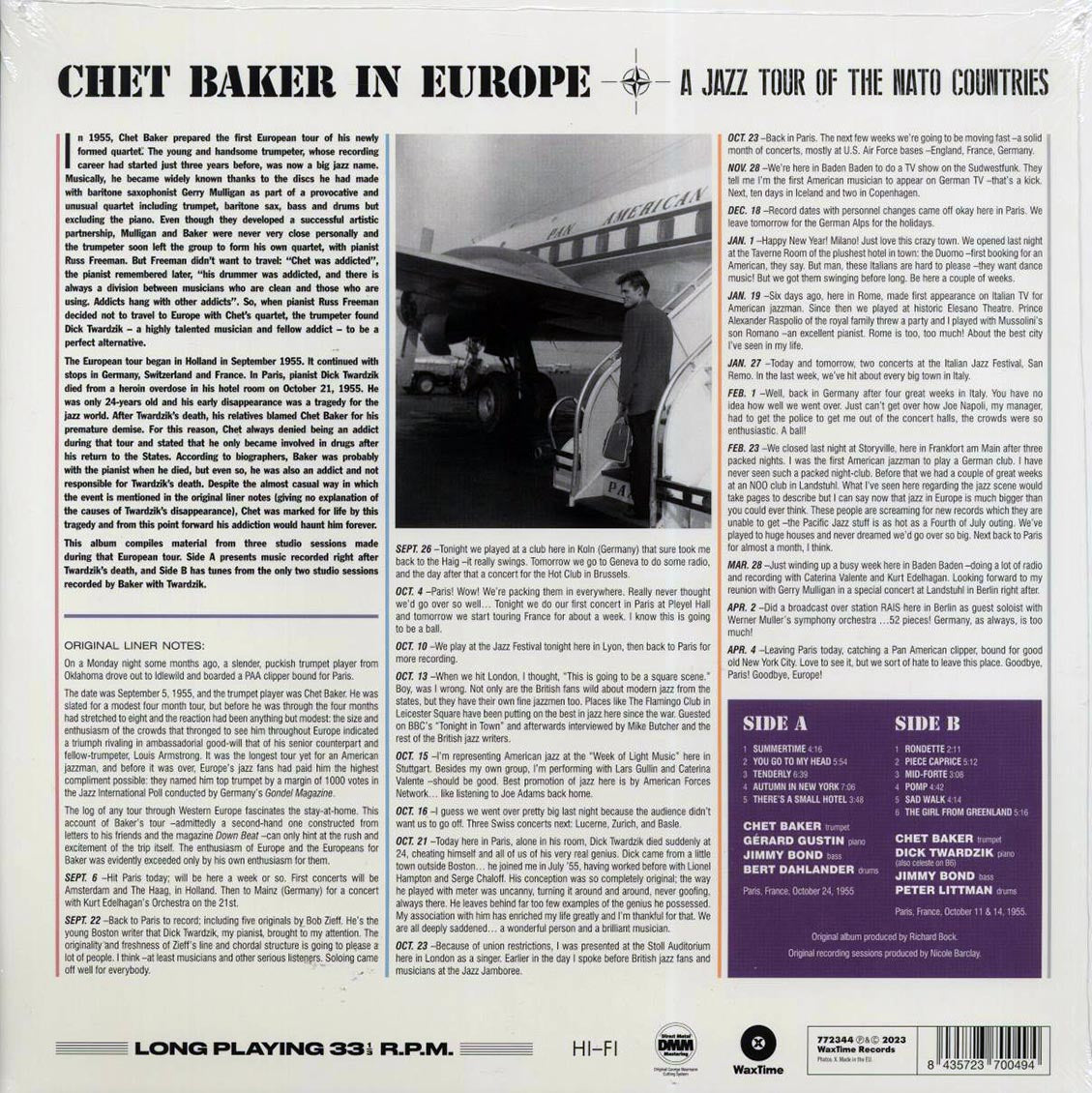 Chet Baker - In Europe: A Jazz Tour Of The Nato Countries (ltd. ed.) (180g)