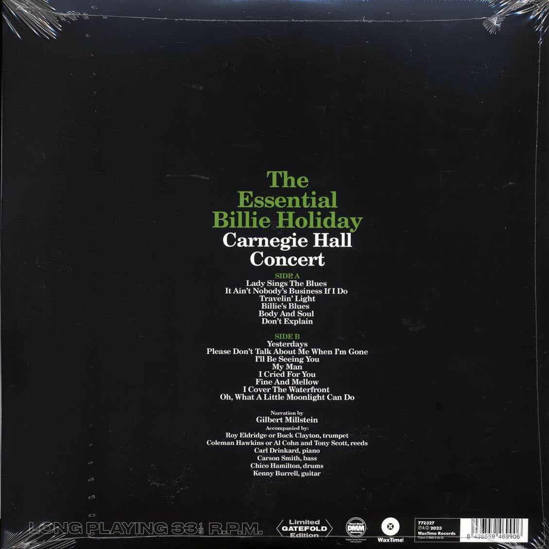 Billie Holiday - The Essential Billie Holiday: Carnegie Hall Concert Recorded Live (ltd. ed.) (180g)