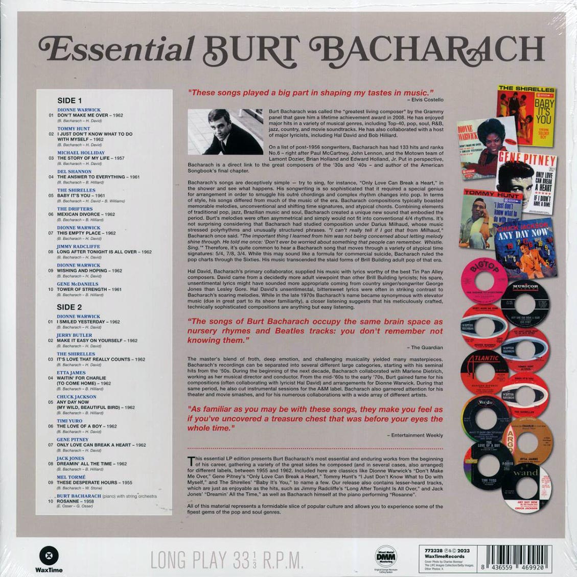 Burt Bacharach - Essential Burt Bacharach (ltd. ed.) (180g)
