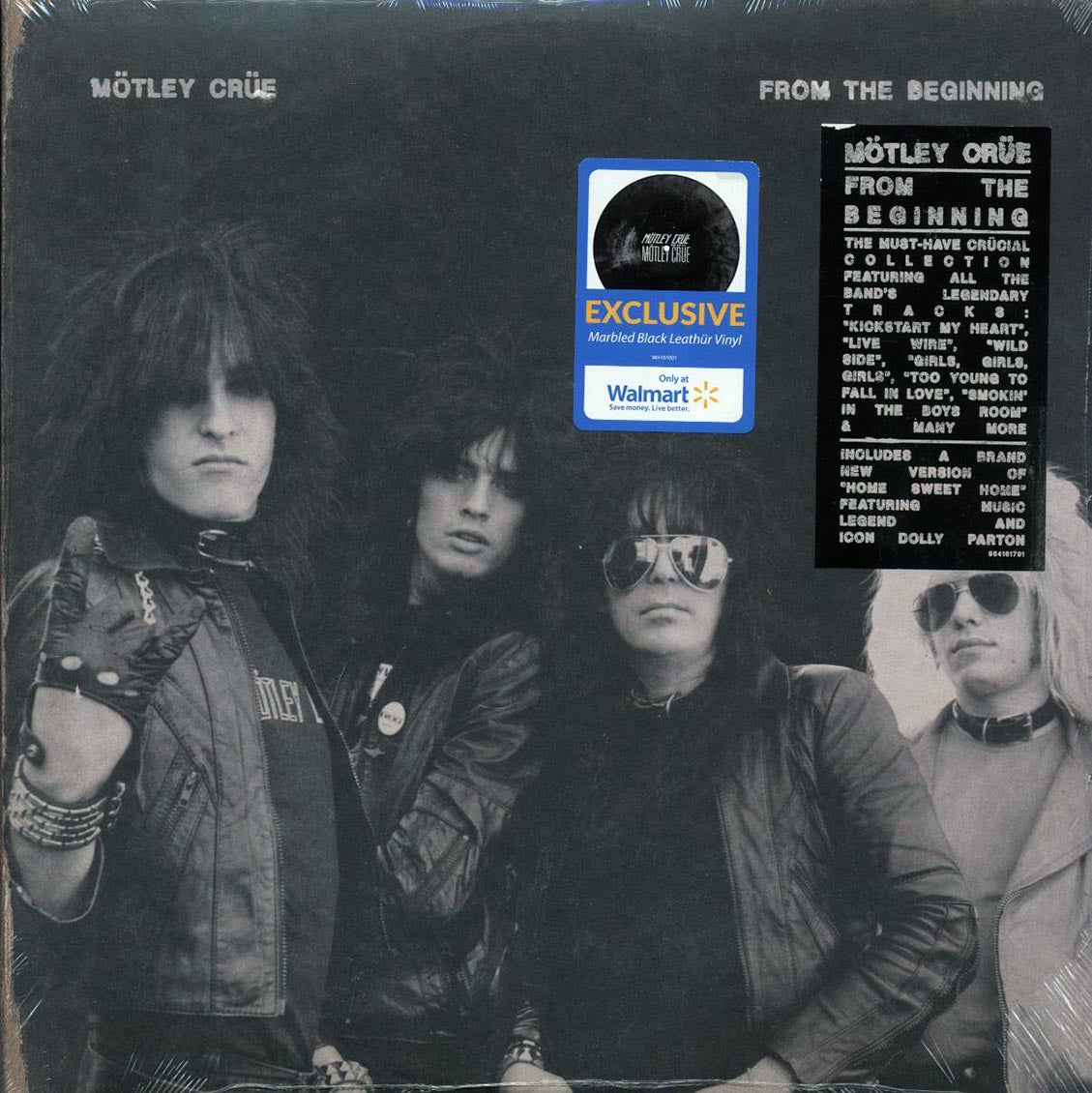 Motley Crue - From The Beginning (ltd. ed.) (2xLP) (marbled black/leathur vinyl)