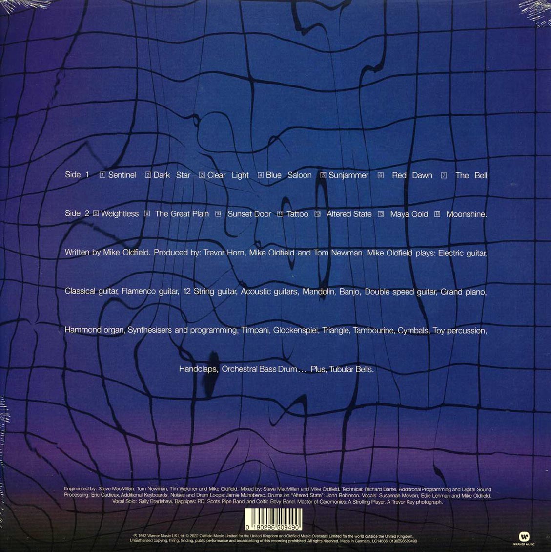 Mike Oldfield - Tubular Bells II (RSD 2022) (ltd. ed.) (blue marbled vinyl)