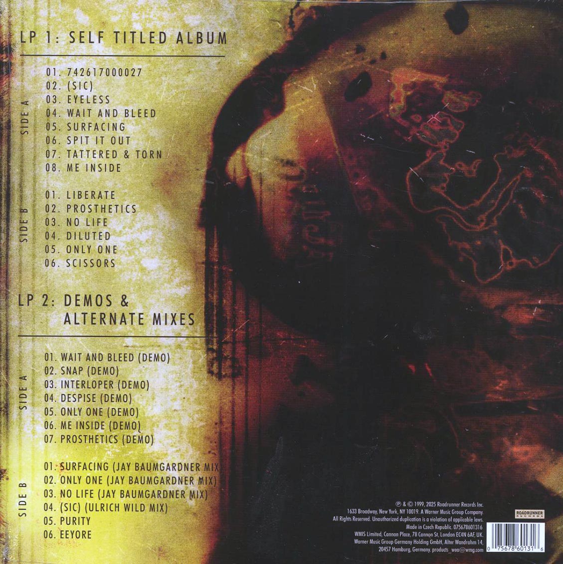 Slipknot - Slipknot (25th Anniv. Ed.) (+13 bonus tracks) (ltd. ed.) (2