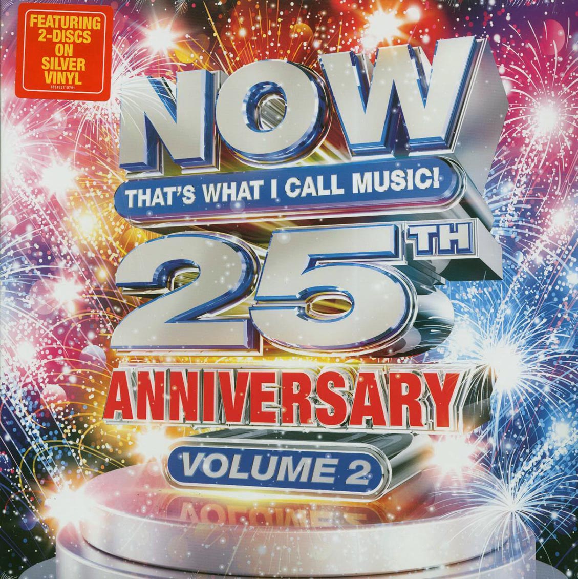 Dua Lupa, Nicki Minaj, Katy Perry, Olivia Rodrigo, Imagine Dragons, Etc. - Now That’s What I Call Music! 25th Anniversary Volume 2 (2xLP) (silver vinyl)