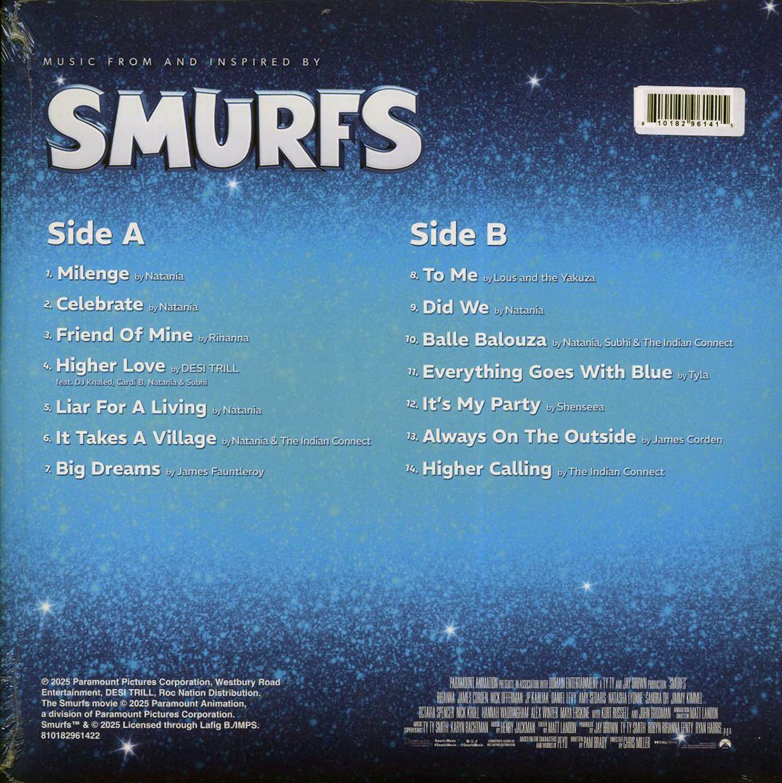 Rihanna, Natania, Indian Connect, Etc. - Music From And Inspired By Smurfs (ltd. ed.) (red vinyl)