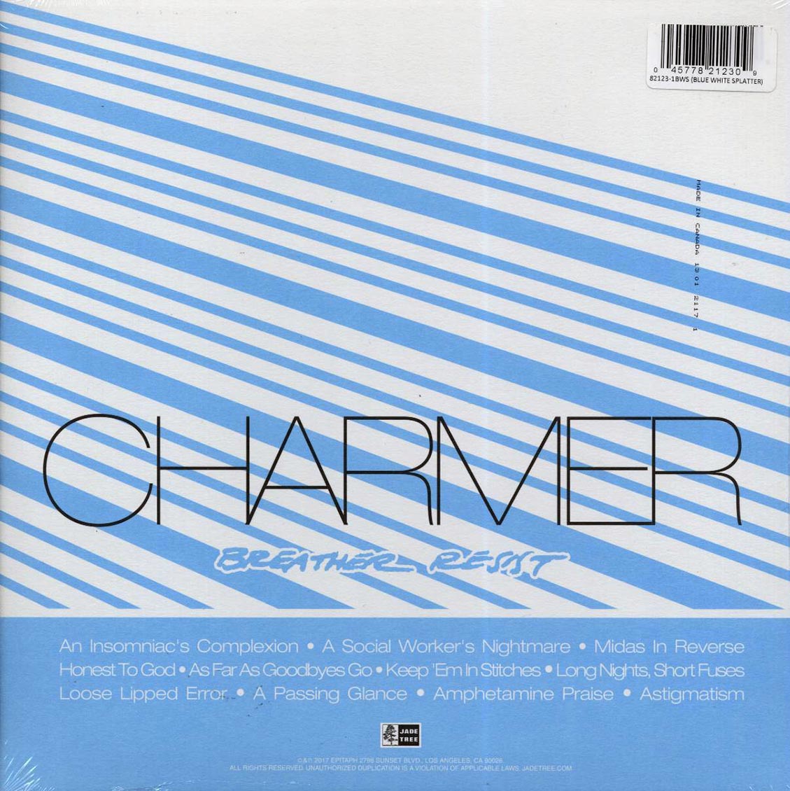 Breather Resist - Charmer (RSD 2025) (ltd. ed.) (baby blue/white splatter vinyl)