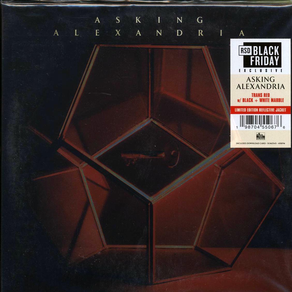 Asking Alexandria - Asking Alexandria (RSD 2025) (hand-numbered ltd. ed.) (2xLP) (red/black/white marbled vinyl)