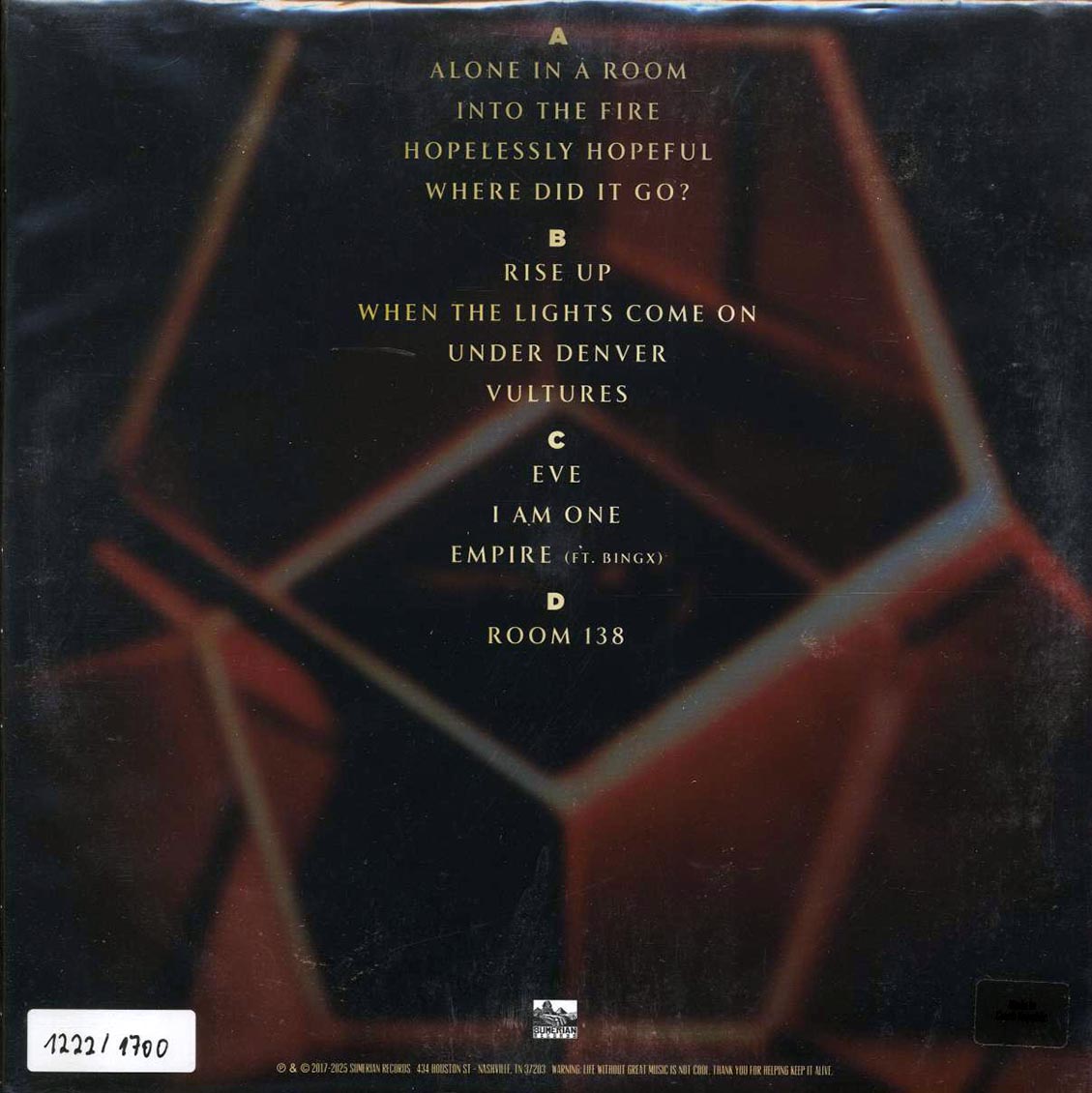 Asking Alexandria - Asking Alexandria (RSD 2025) (hand-numbered ltd. ed.) (2xLP) (red/black/white marbled vinyl)