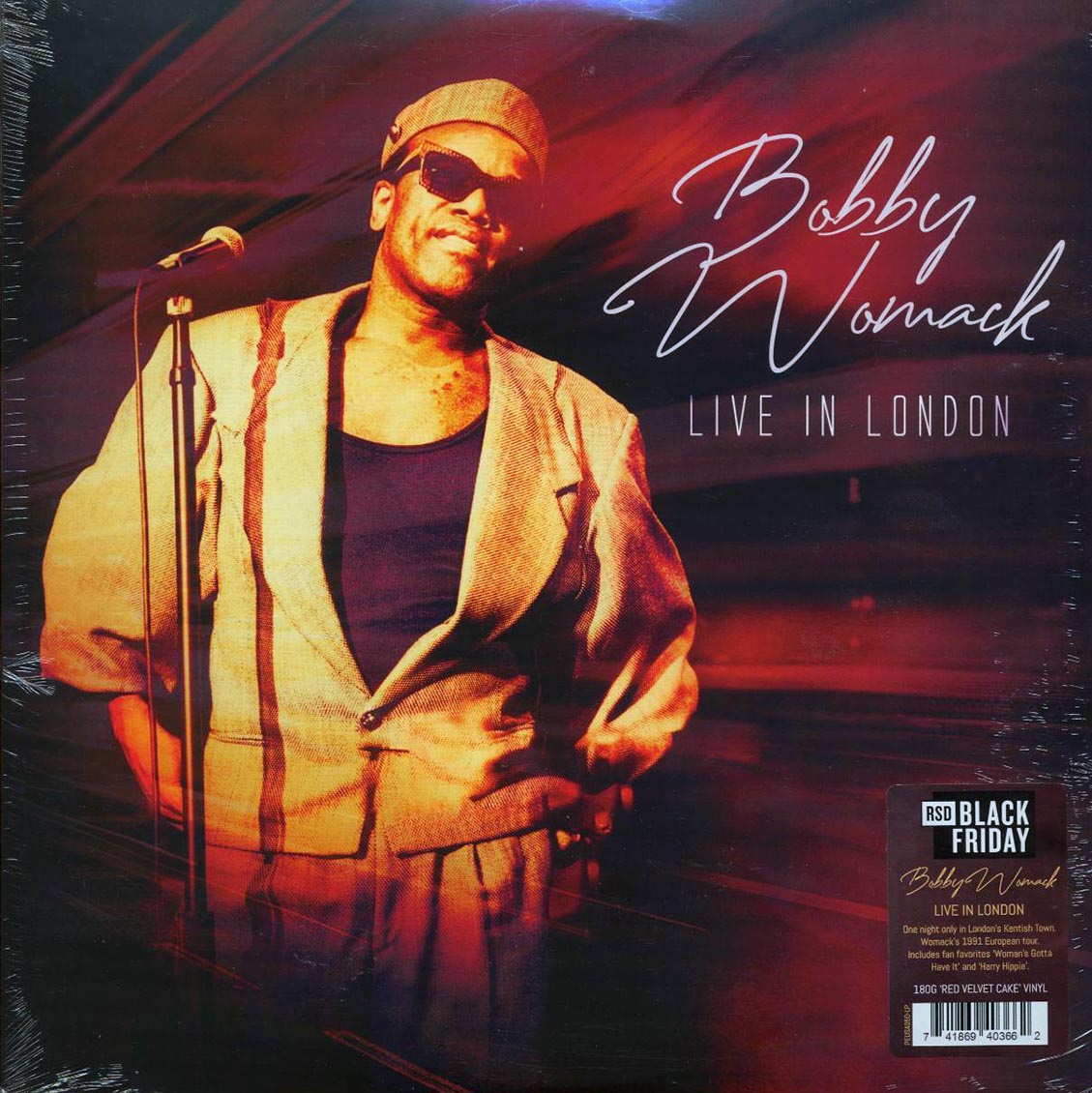 Bobby Womack - Live In London (RSD 2025) (2xLP) (180g) (red velvet cake vinyl)