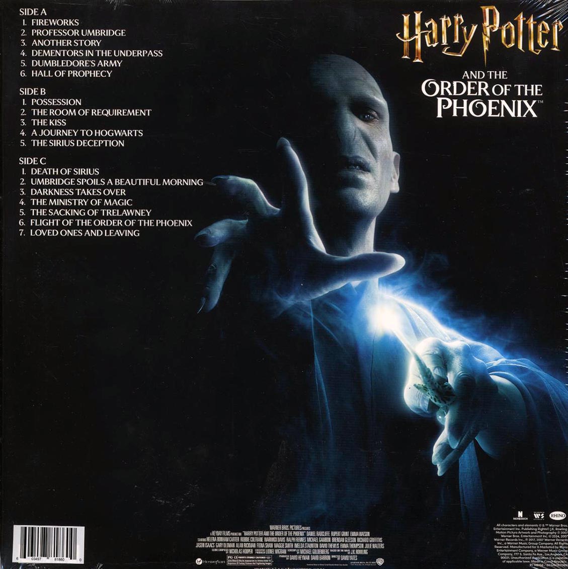 Nicholas Hooper - Harry Potter And The Order Of The Phoenix: Original Motion Picture Soundtrack (2xLP) (clear vinyl)