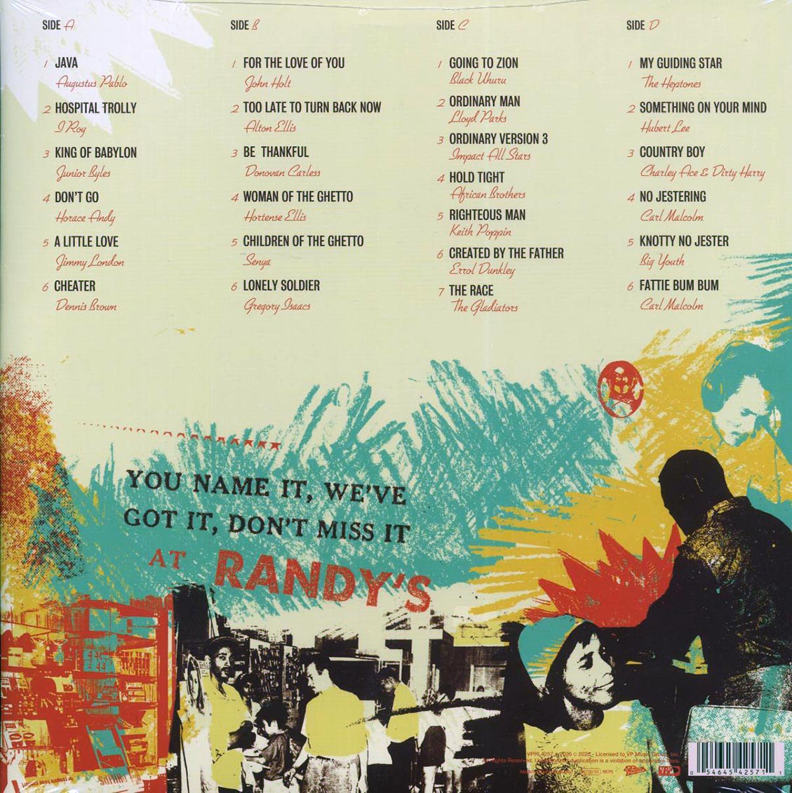The Gladiators, Gregory Isaacs, The Heptones, I Roy, Errol Dunkley, Etc. - Randy's 50th Anniversary Chapter 2: Reggae Anthology (2xLP)