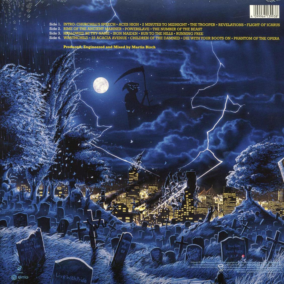 Iron Maiden - Live After Death (40th Anniv. Ed.) (2xLP) (yellow/blue vinyl) (remastered)