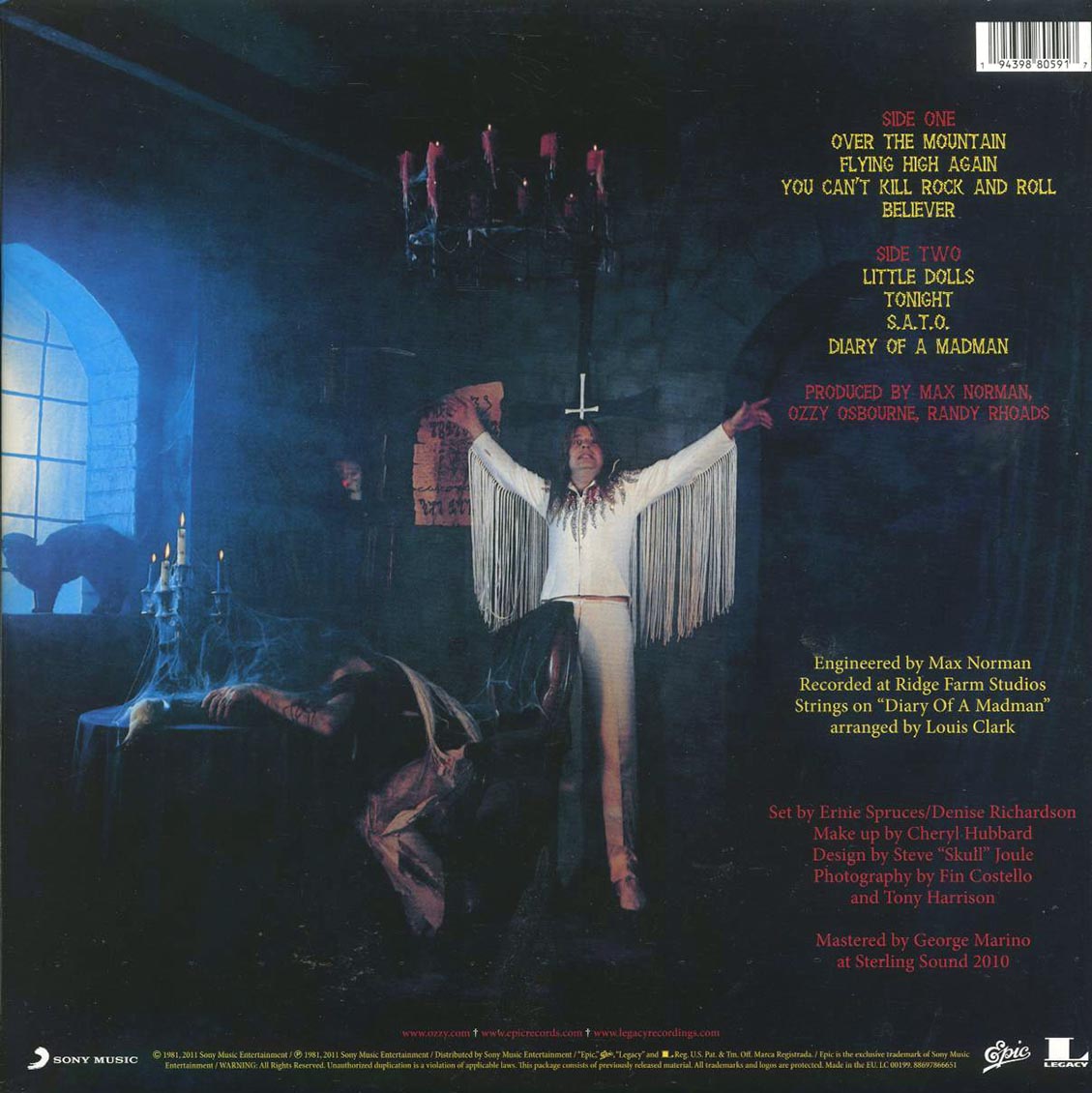 Ozzy Osbourne - Diary Of A Madman (ltd. ed.) (blue swirl vinyl)