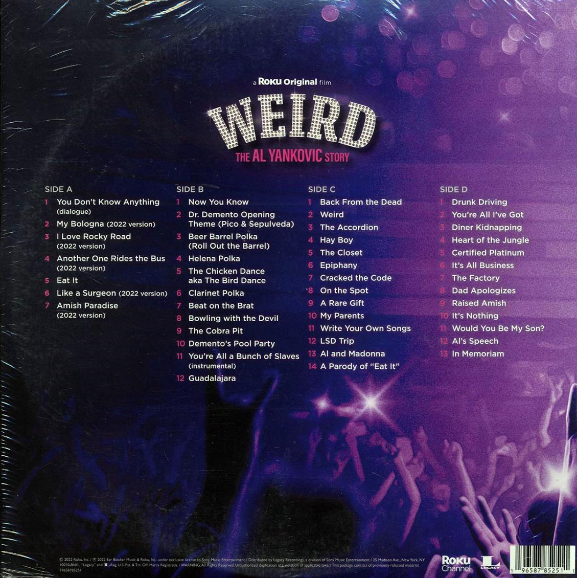 Weird Al Yankovic - Weird: The Al Yankovic Story Original Soundtrack (2xLP) (pink vinyl)