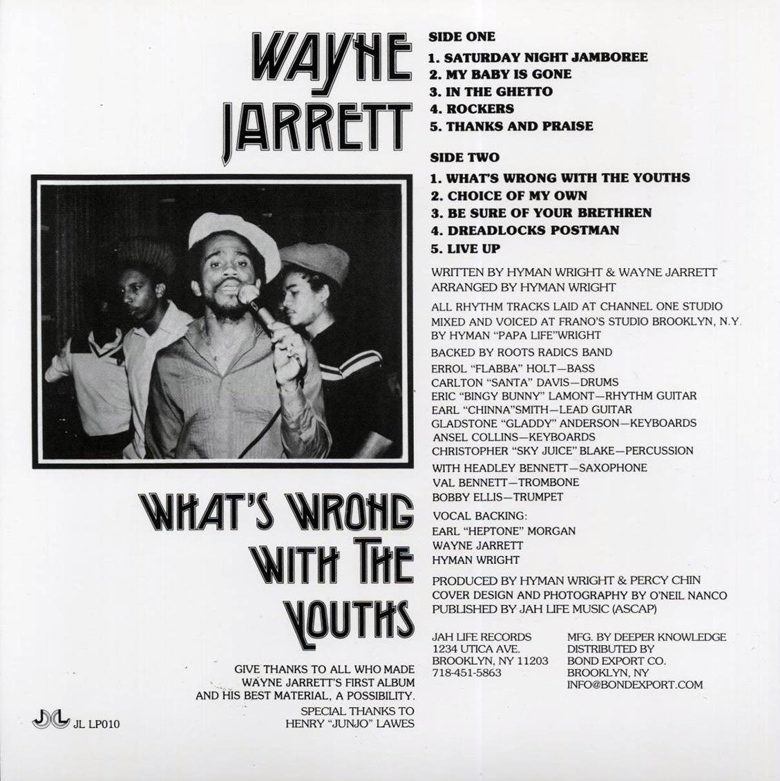Wayne Jarrett - What's Wrong With The Youths