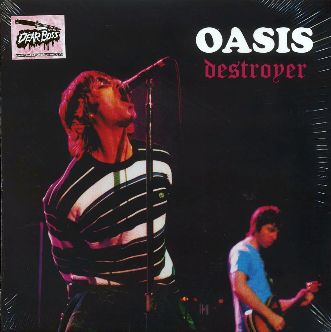 Oasis - Destroyer: Live At The Brabanthallen Den Bosch, Holland 27th November 1997 (ltd. 300 copies made) (2xLP) (pink marbled vinyl)