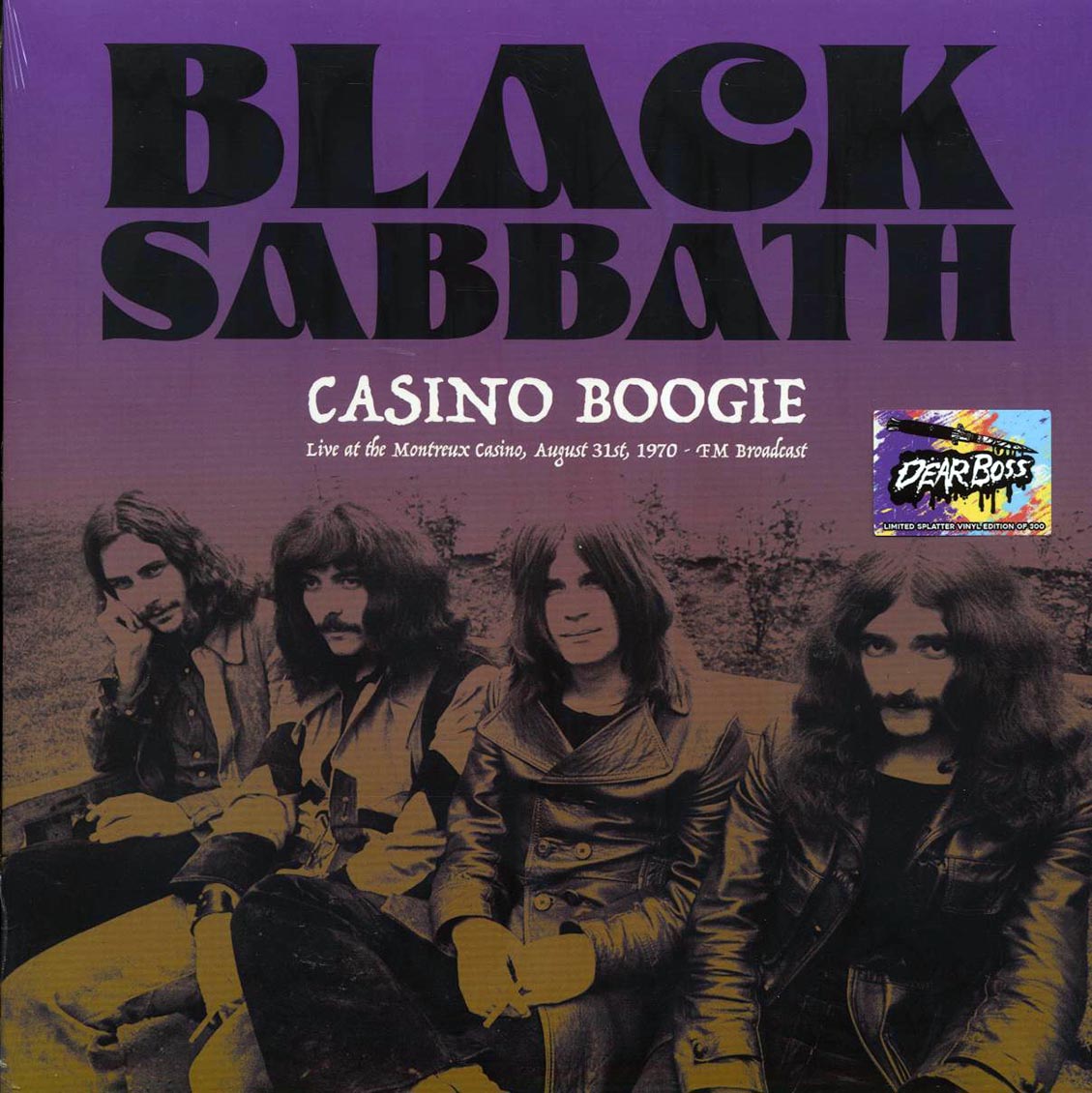 Black Sabbath - Casino Boogie: Live At The Montreux Casino, August 31st 1970 FM Broadcast (ltd. 300 copies made) (splatter vinyl)