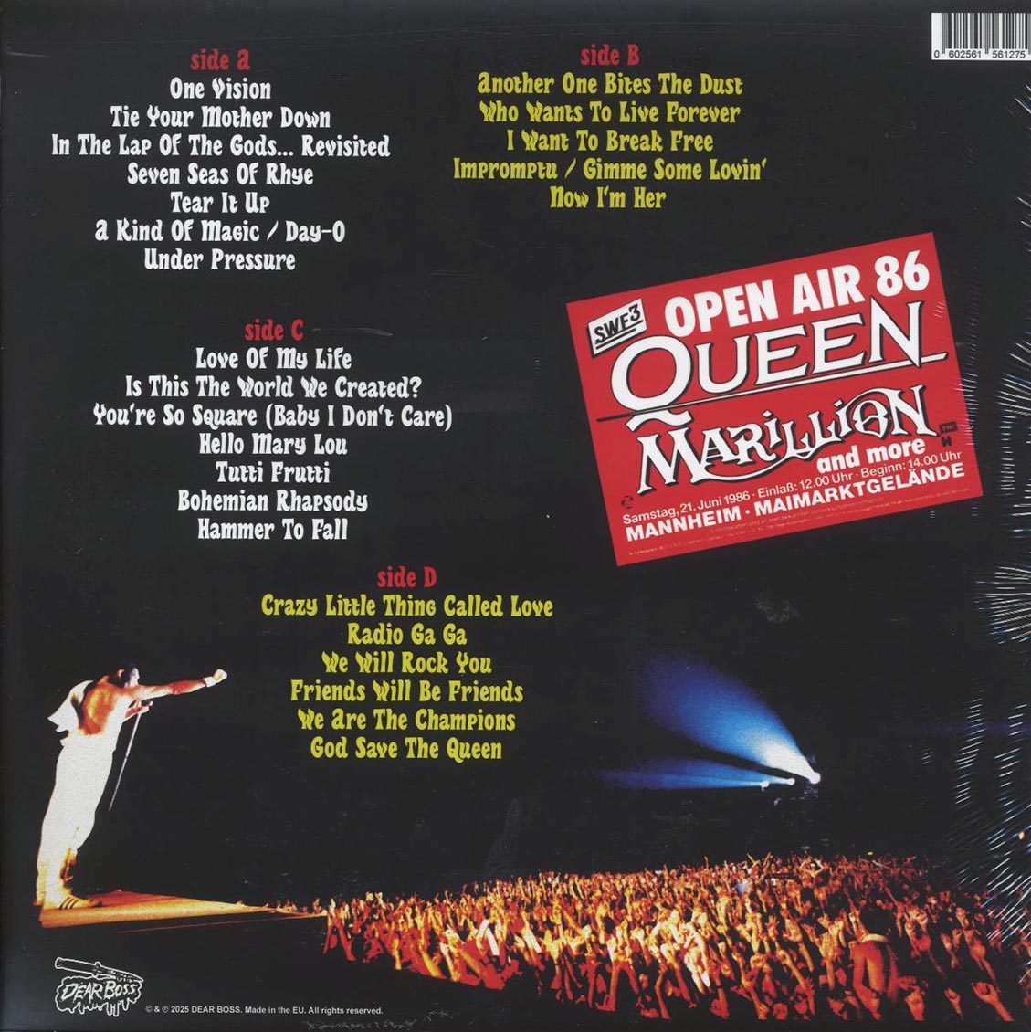 Queen - Reigns The World! Live In Mannheim 1986 (2xLP) (colored vinyl)