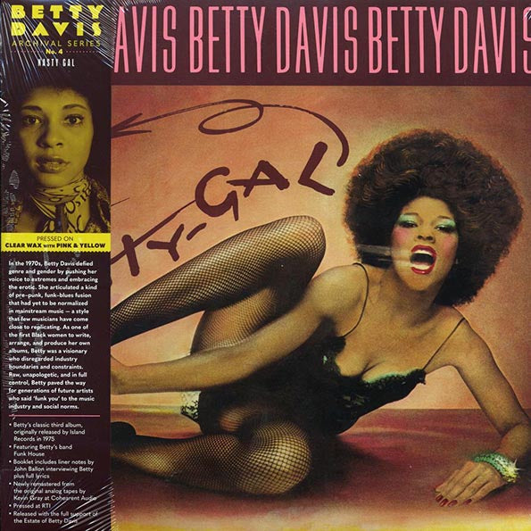 Betty Davis - Nasty Gal (ltd. ed.) (clear/yellow/pink splatter vinyl) (RTI press)