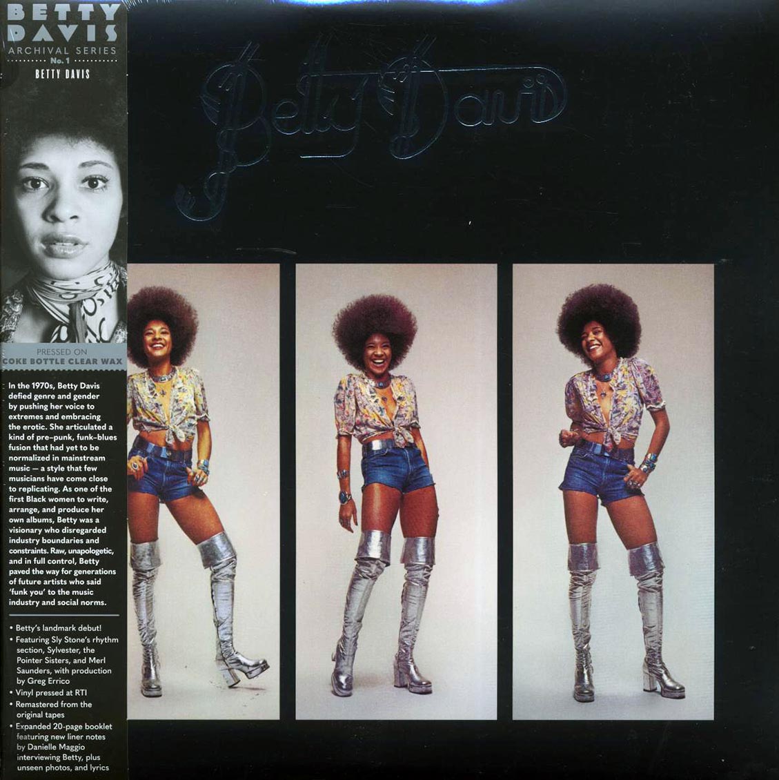 Betty Davis - Betty Davis (ltd. ed.) (coke bottle clear vinyl) (RTI press)