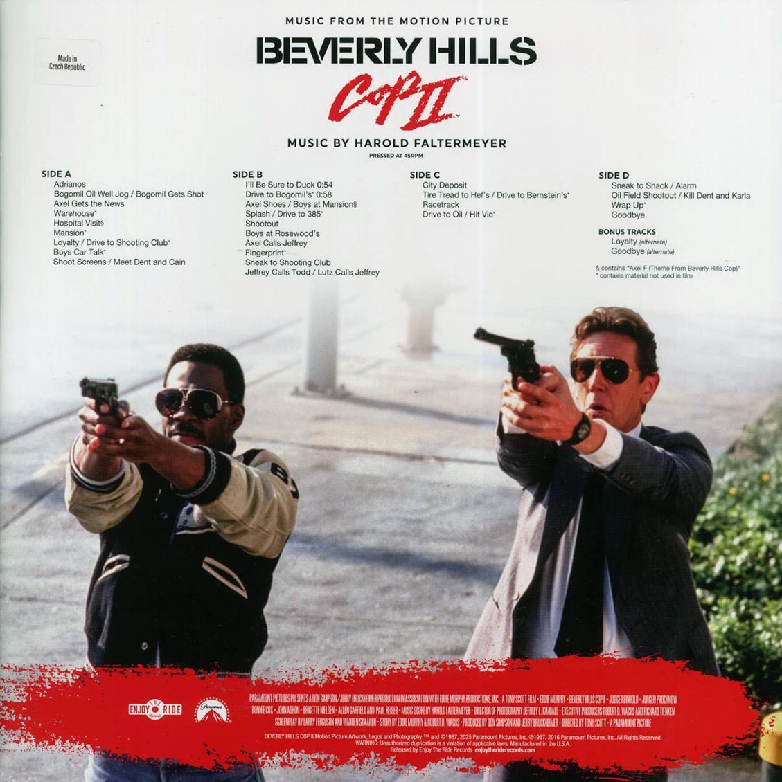 Harold Faltermeyer - Beverly Hills Cop II: Music From The Motion Picture (ltd. ed.) (2xLP) (splatter vinyl)