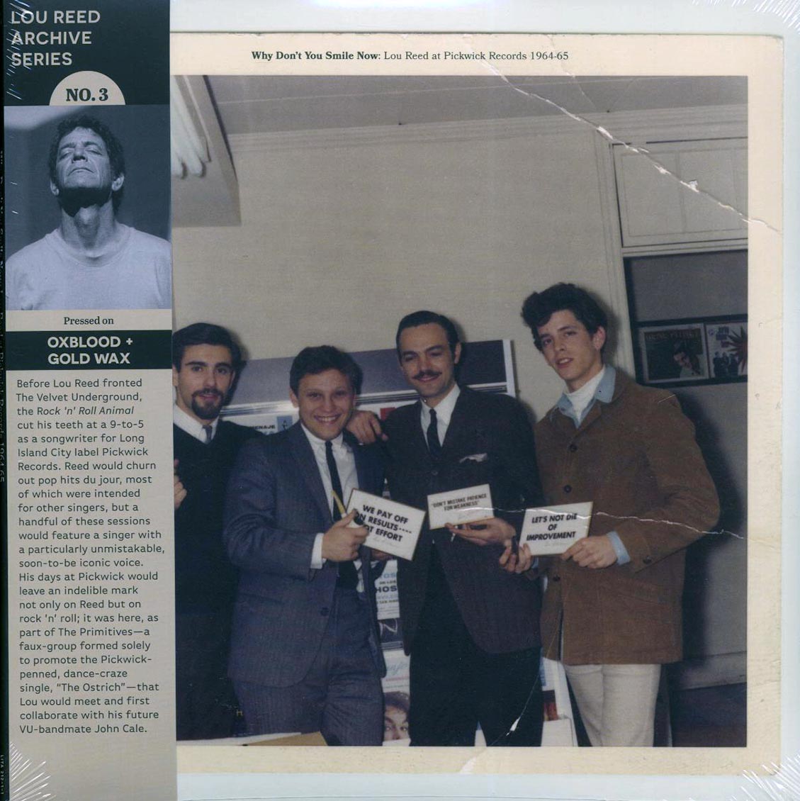 The Surfsiders, The Primitives, The Hi-Lifes, The Beachnuts, Etc. - Why Don't You Smile Now: Lou Reed At Pickwick Records 1964–65) (2xLP) (oxblood/gold vinyl)