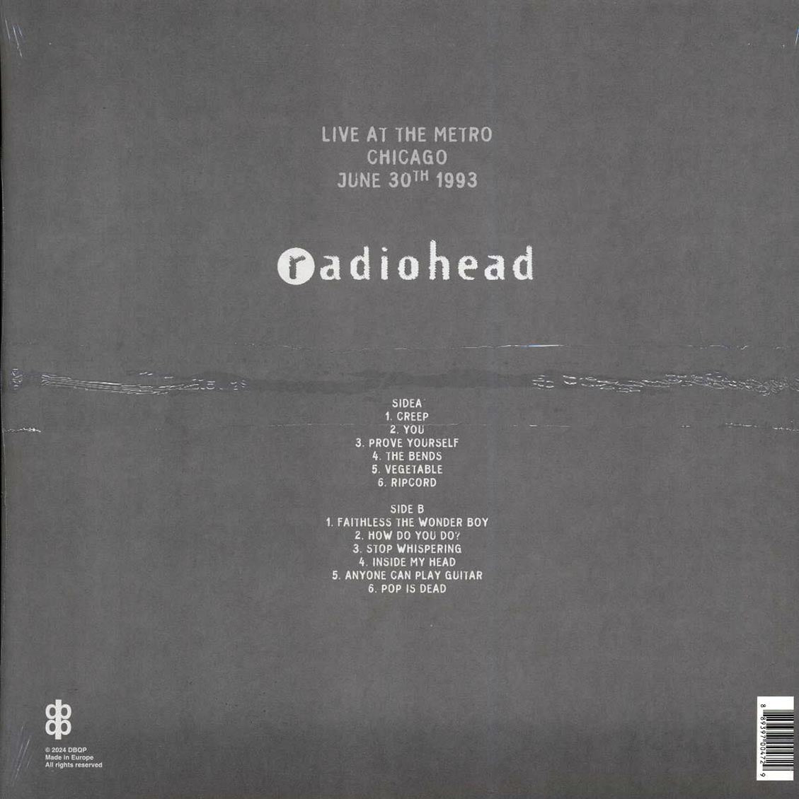 Radiohead - Live In Chicago, June 1993