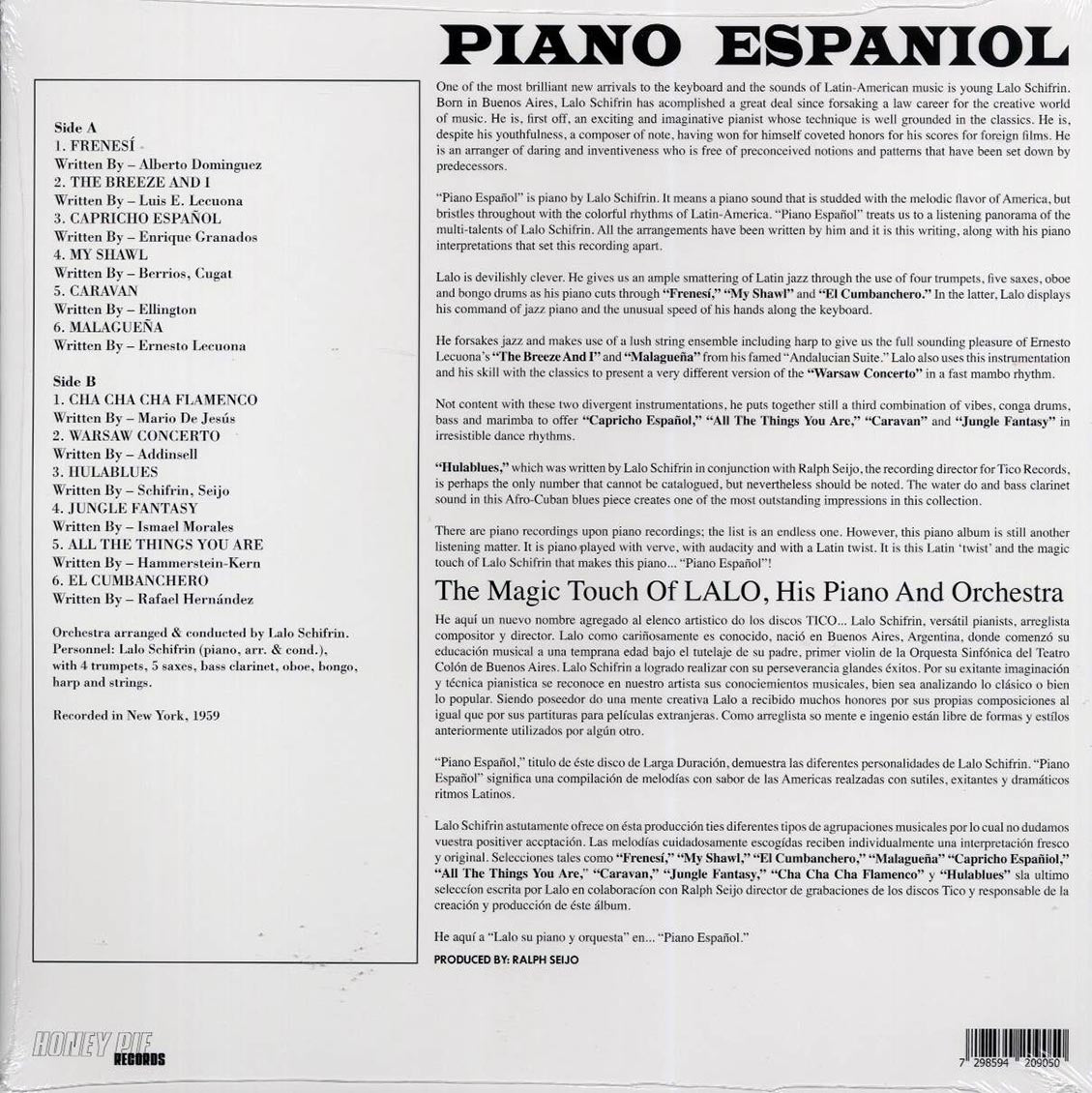Lalo Schifrin - Piano Espanol