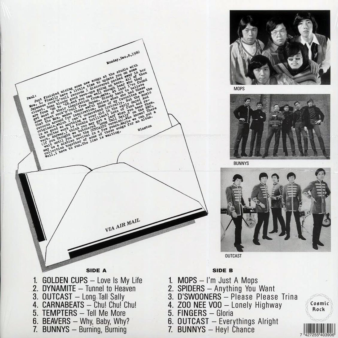 Zoo Nee Voo, The Golden Cups, The Mops, The Spiders, The Bunnys, Etc. - Sixties Japanese Garage Psych Sampler