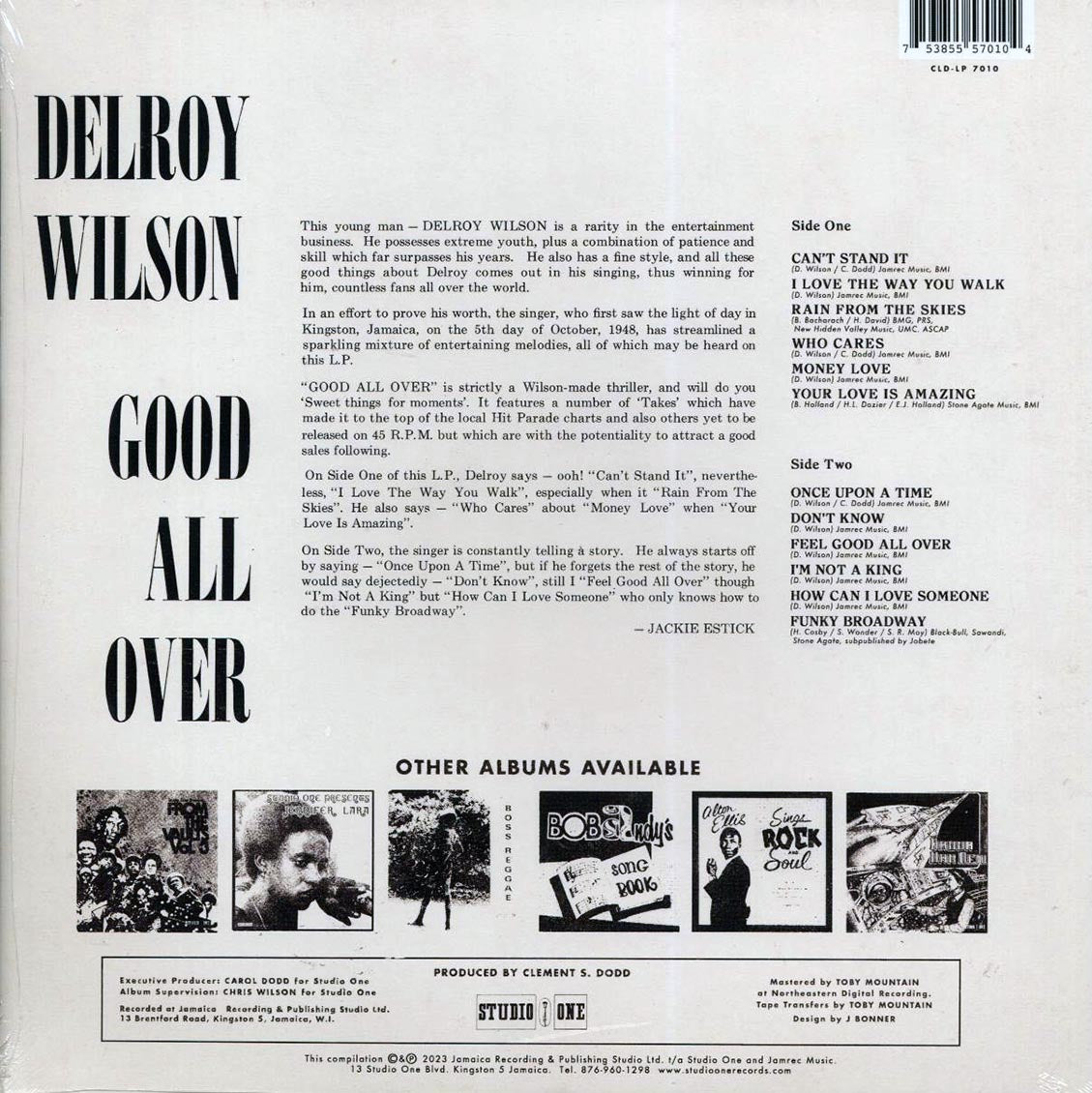 Delroy Wilson - Good All Over