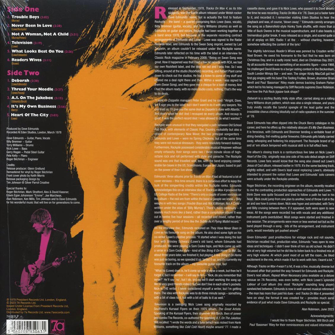 Dave Edmunds - Trax On Wax 4 (180g) (yellow vinyl) (remastered)