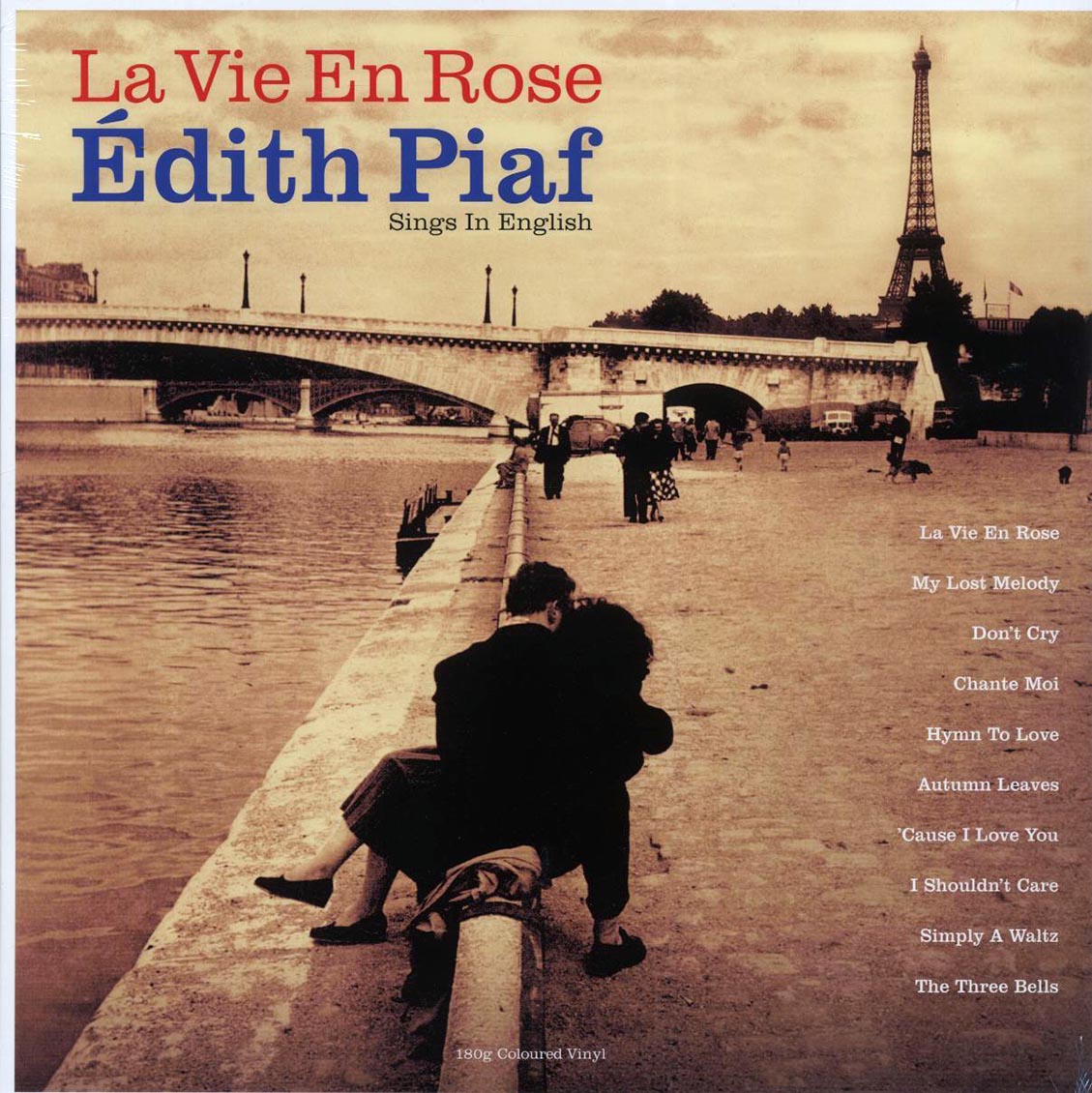 Edith Piaf - La Vie En Rose: Edith Piaf Sings In English (180g) (blue vinyl)