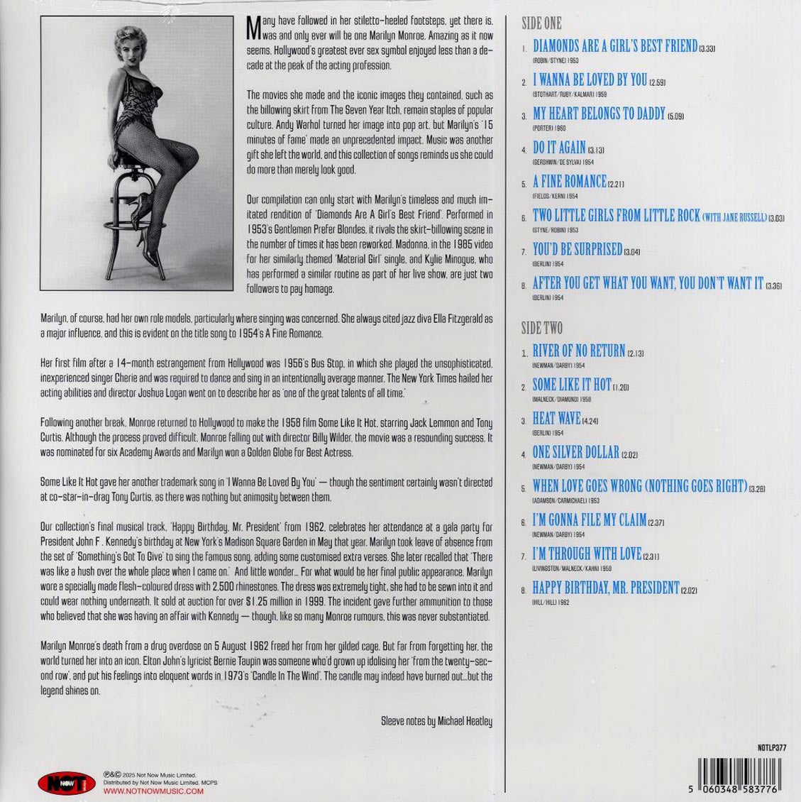 Marilyn Monroe - Diamonds (180g) (red vinyl)