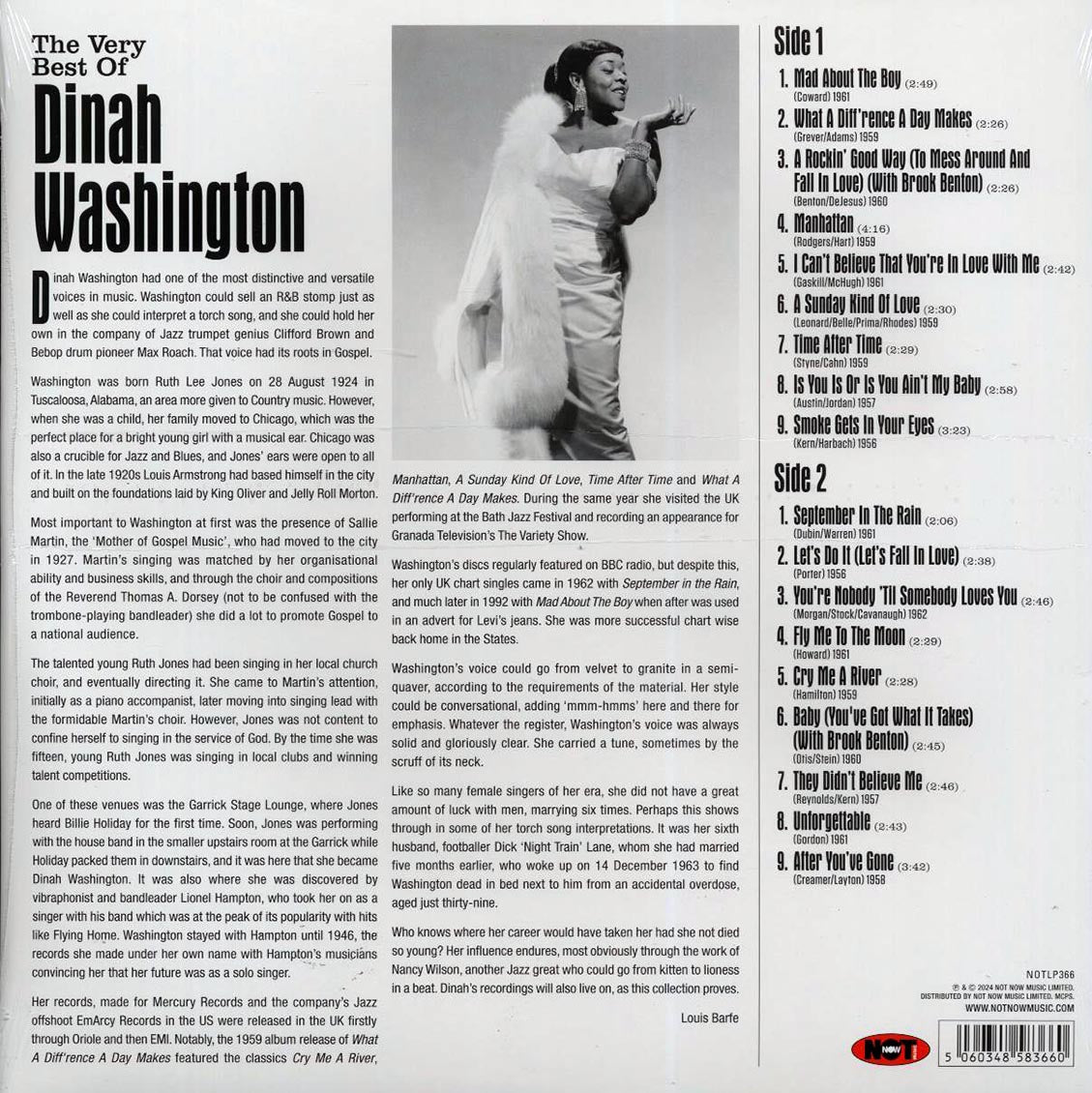 Dinah Washington - The Very Best Of Dinah Washington (180g) (red vinyl)
