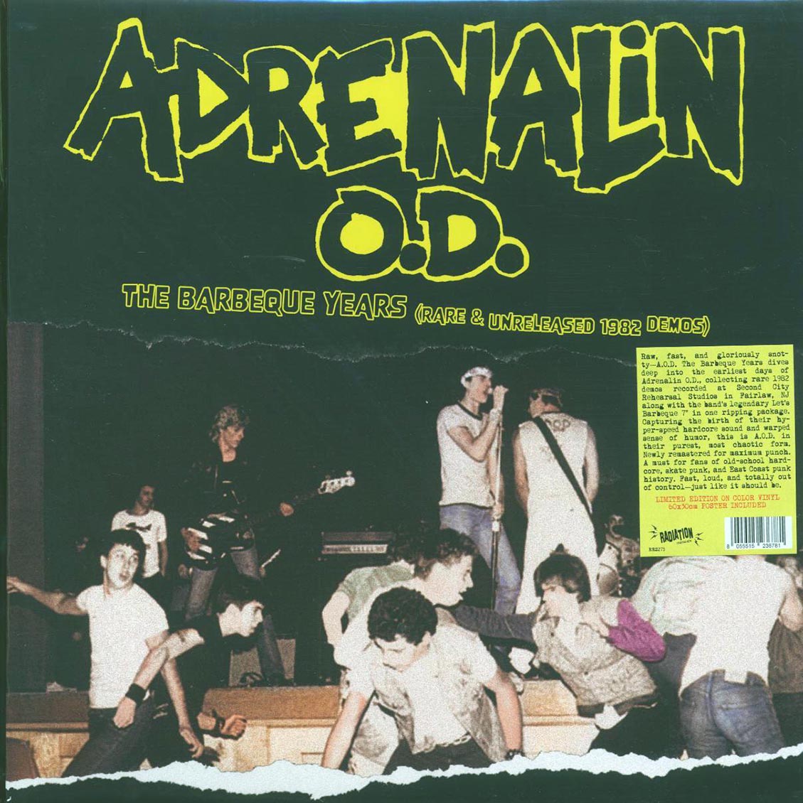Adrenalin OD - The Barbeque Years: Rare & Unreleased 1982 Demos (ltd. ed.) (orange vinyl) (remastered)