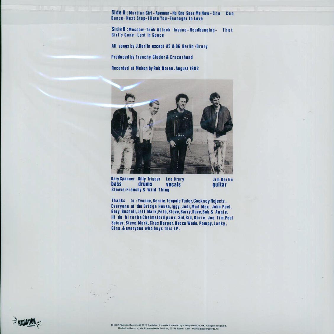 Erazerhead - The Rumble Of The East (RSD 2025) (blue vinyl)