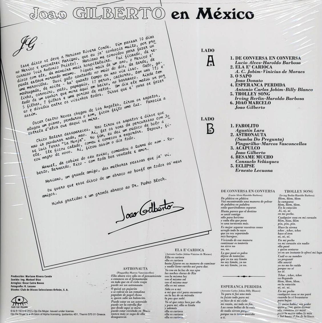 Joao Gilberto - Joao Gilberto En Mexico (ltd. ed.) (green vinyl)