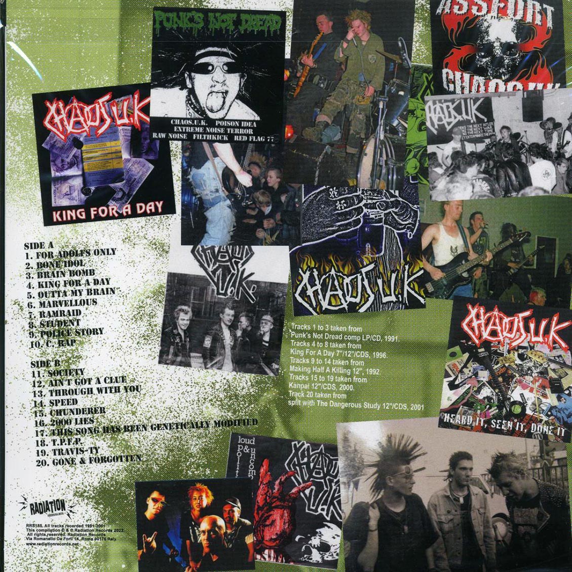 Chaos UK - Kings For A Day: The Vinyl Japan Years: 1991-2001 (ltd. ed.) (green vinyl)